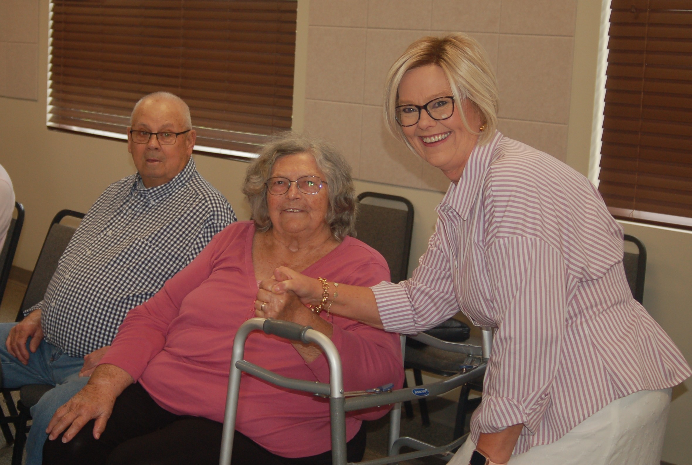 Members enjoying fellowship and connection at Easter gathering